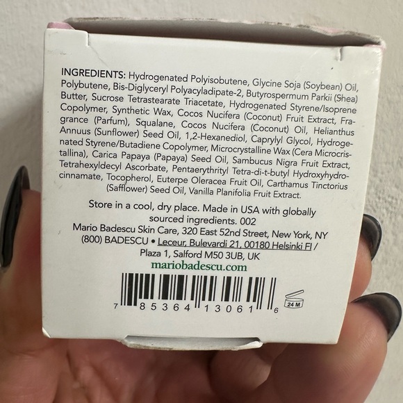 Mario Badescu Lip Mask with Acai and Vanilla new in box - Picture 2 of 2